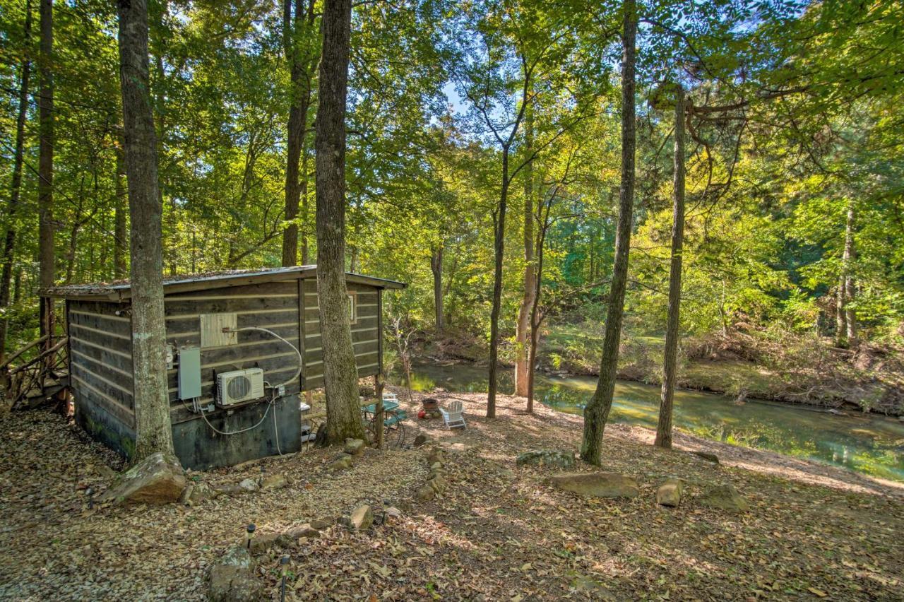 The Treehouse Cabin Creekside Home With Hot Tub! Summerville Ngoại thất bức ảnh