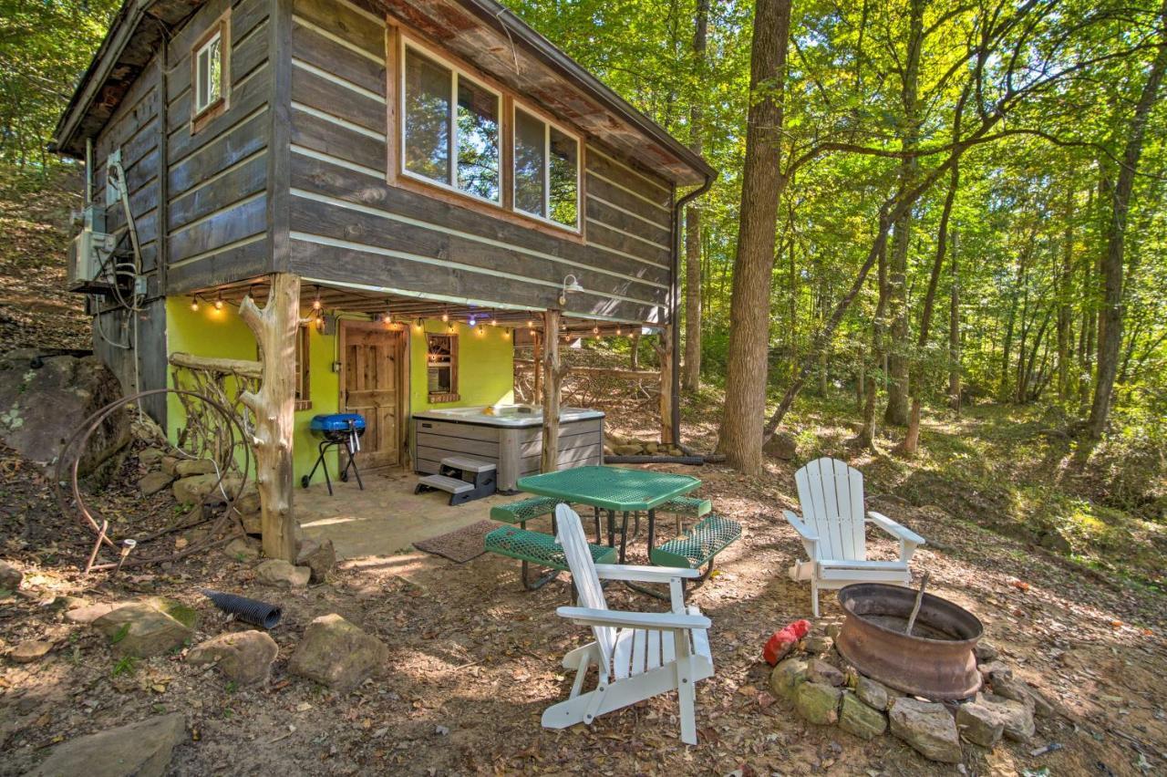 The Treehouse Cabin Creekside Home With Hot Tub! Summerville Ngoại thất bức ảnh