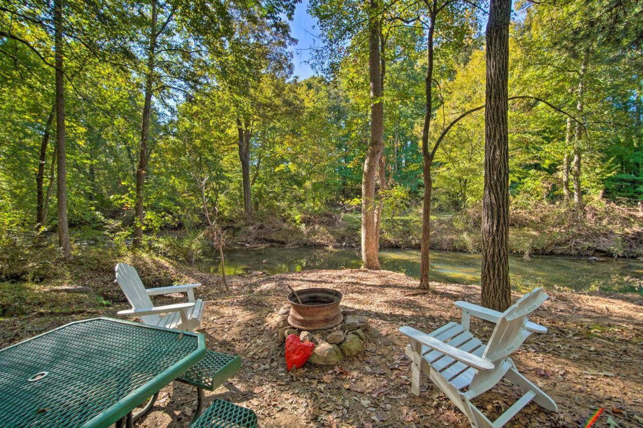 The Treehouse Cabin Creekside Home With Hot Tub! Summerville Ngoại thất bức ảnh