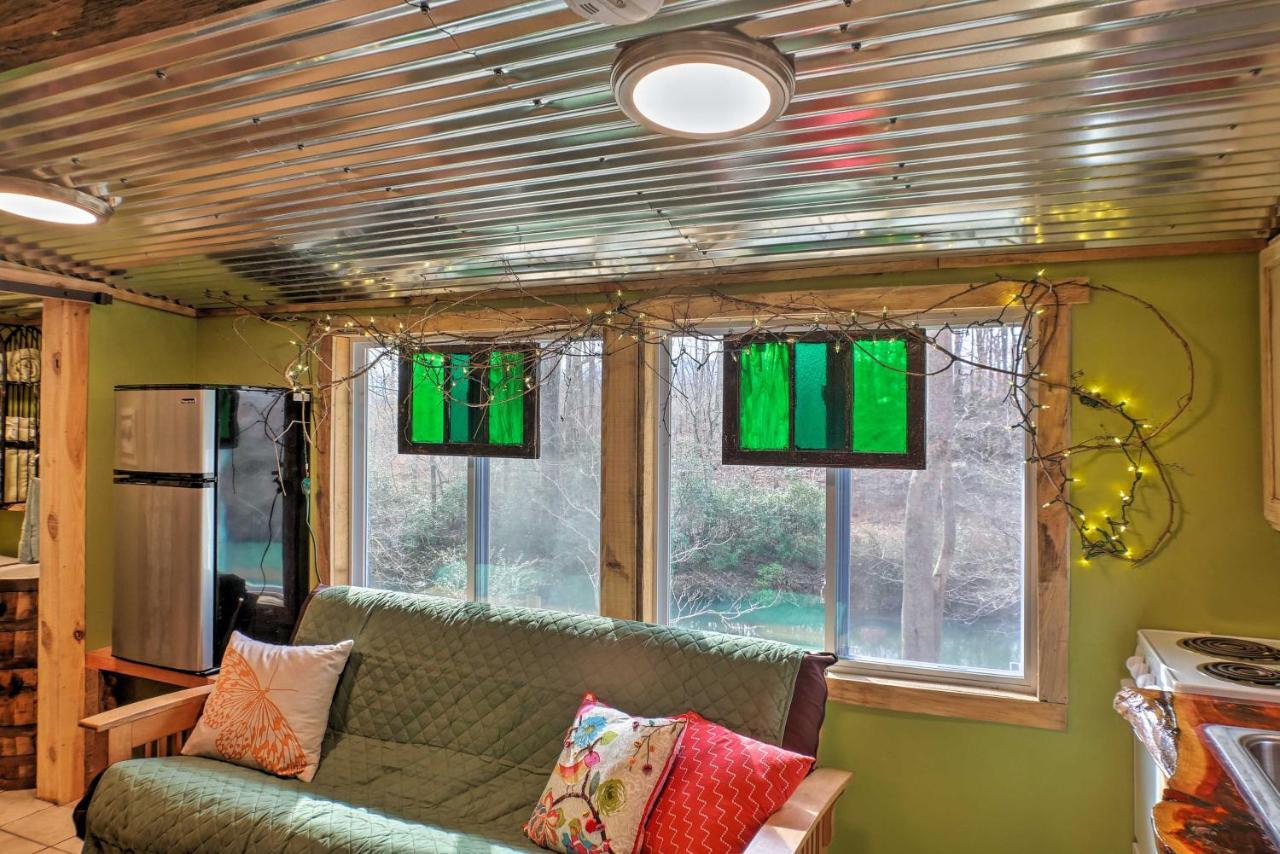 The Treehouse Cabin Creekside Home With Hot Tub! Summerville Ngoại thất bức ảnh