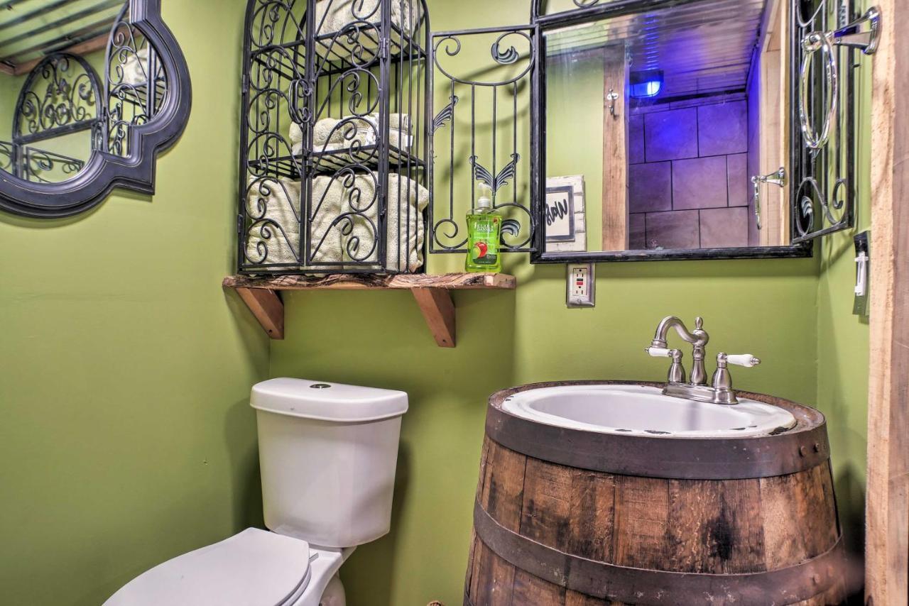 The Treehouse Cabin Creekside Home With Hot Tub! Summerville Ngoại thất bức ảnh